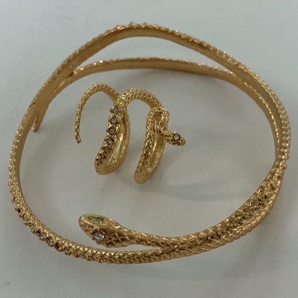 Kendra Scott vintage two pieces snake style signature size 7 Ring & br… - Picture 12 of 15